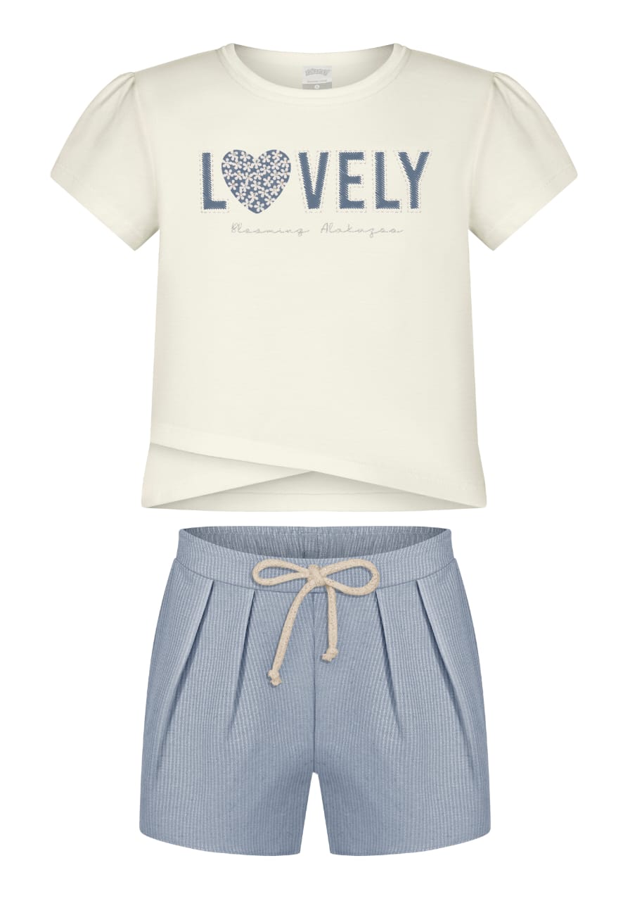 Conjunto Celeste Lovely