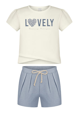 Conjunto Celeste Lovely