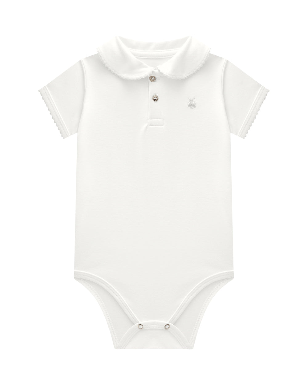 Body con Cuello Beba Onda Marinha Blanco