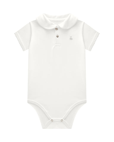 Body con Cuello Beba Onda Marinha Blanco