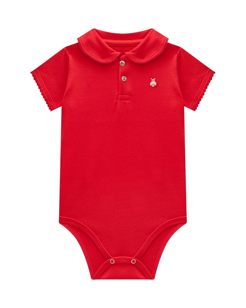 Body con Cuello Beba Onda Marinha Rojo