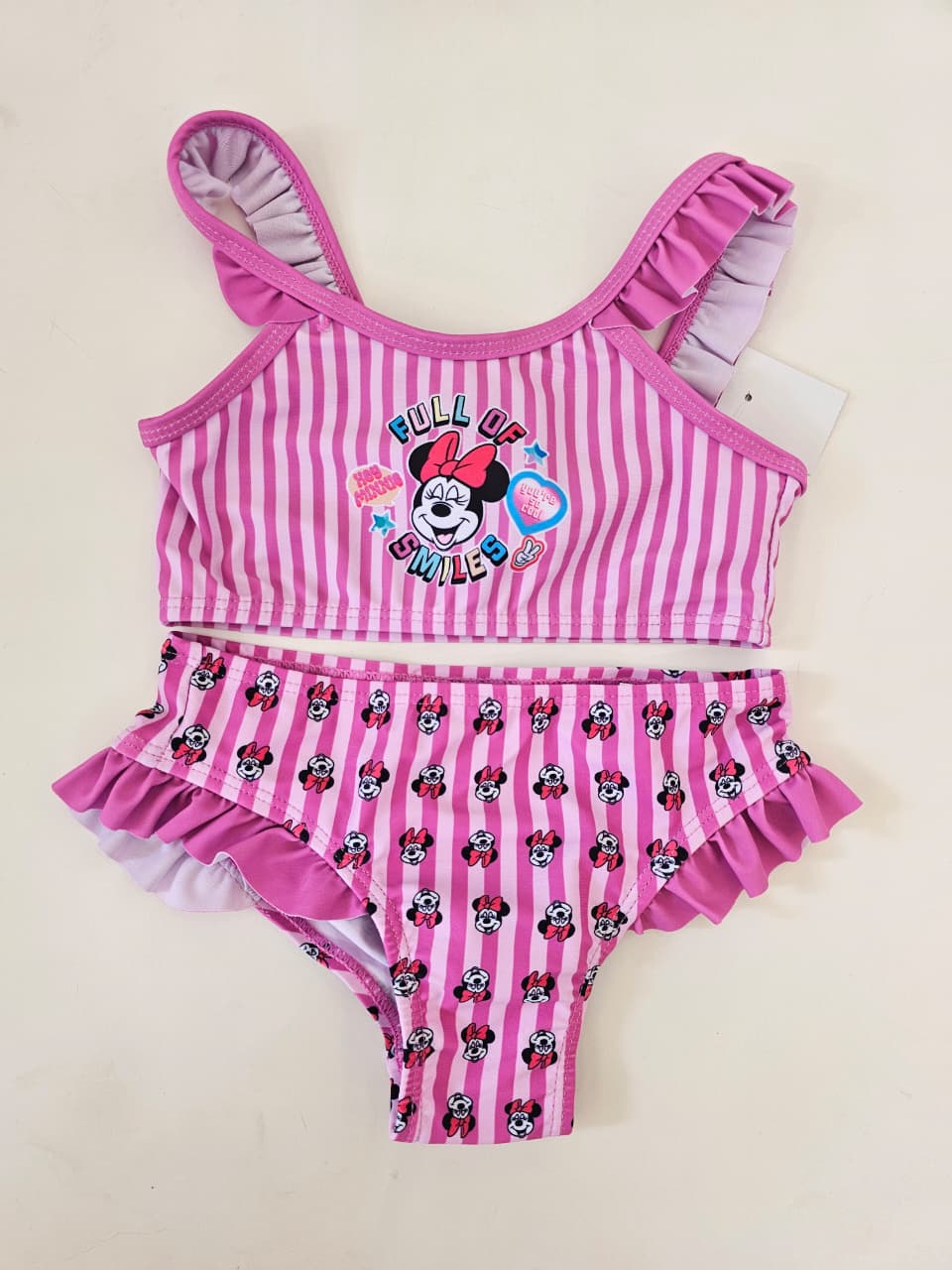 Traje de baño Minnie a Rayas Lila