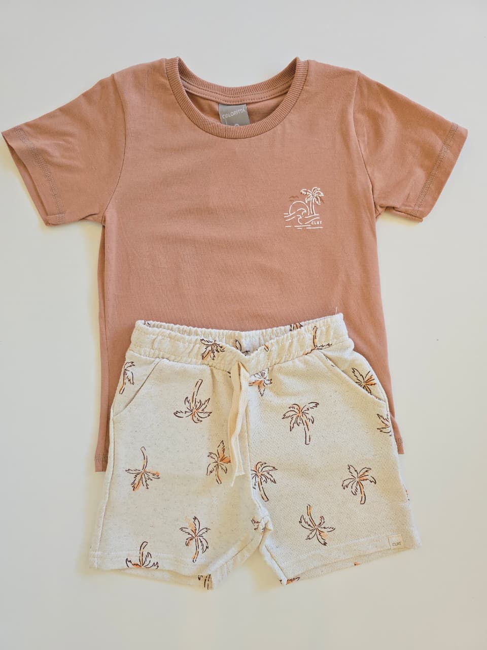 Conjunto Nene Marrón Palmera