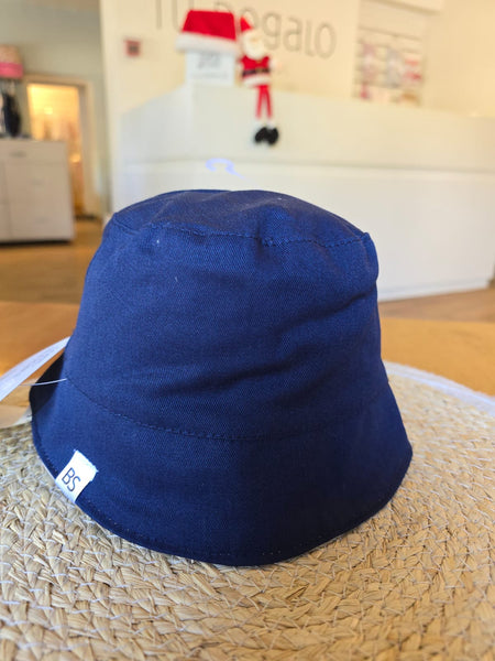 Gorro Playero Azul Beige