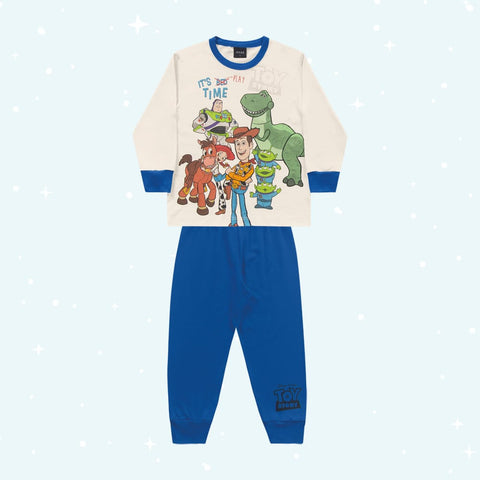 Pijama Toy Story Mangas Largas Azul