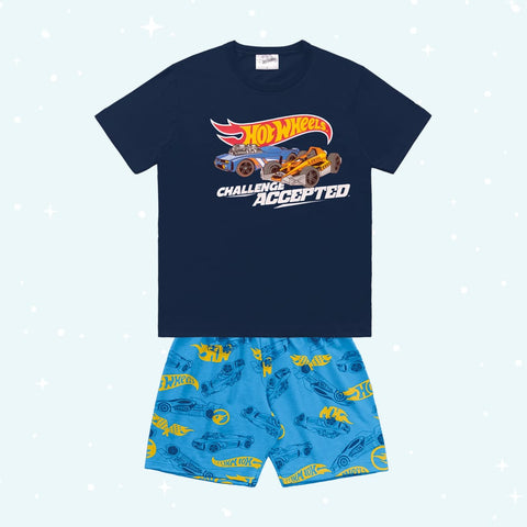 Pijama Hotwheels Azul