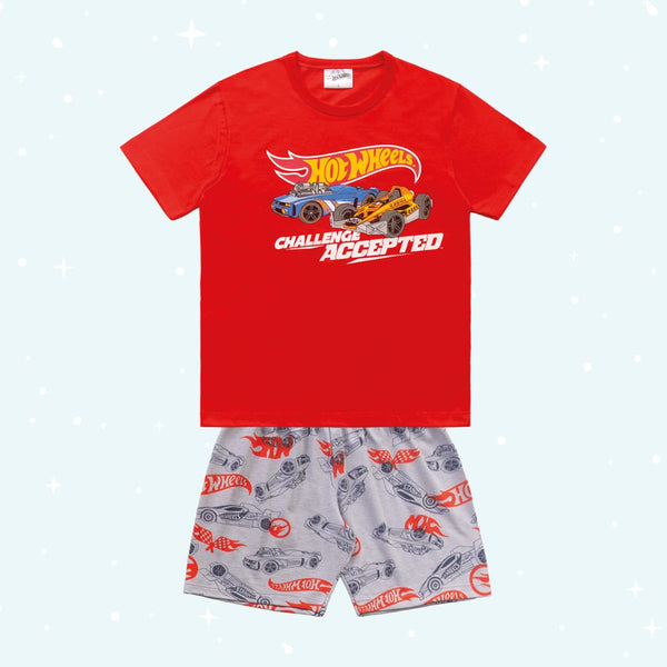 Pijama Hotwheels Rojo