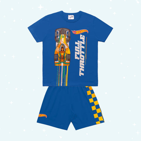 Pijama Hotwheels Azul