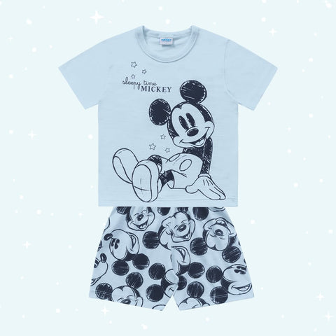 Pijama Mickey Mouse Celeste
