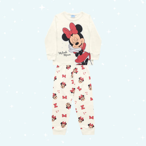 Pijama Minnie Mouse Mangas Largas
