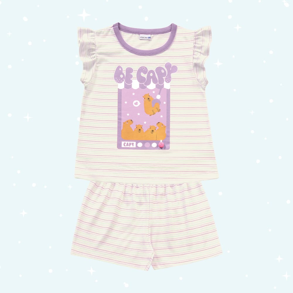 Pijama Capibara Lila