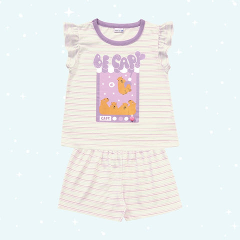 Pijama Capibara Lila