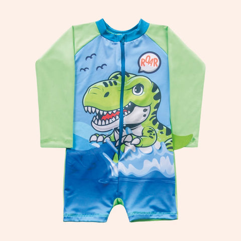 Traje de Baño Nene Enterito Dino Roar