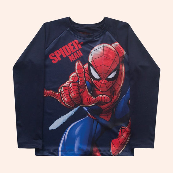 Traje de Baño Nene 2 Piezas Spiderman Azul
