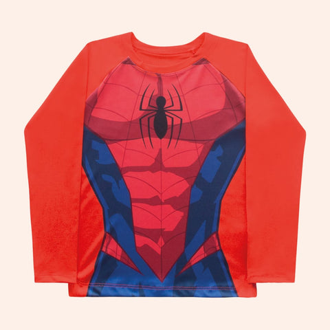 Traje de Baño Nene 2 Piezas Spiderman Rojo