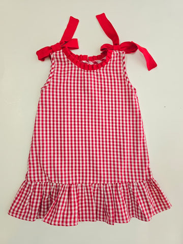 Vestidos a Cuadros Rojas