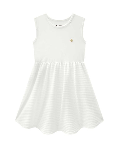 Vestido Onda Marinha Blanco