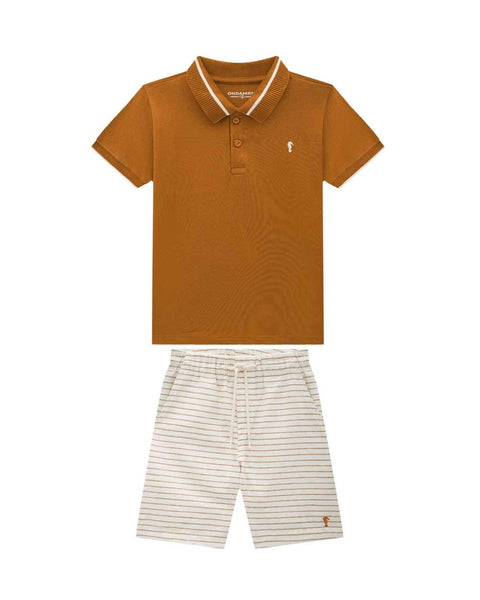 Conjunto Onda Marinha Terracota