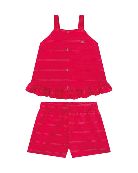 Conjunto Nena Somnii Lino Rojo