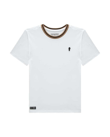 Remera Onda Marina Pique Blanca