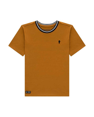 Remera Onda Marina Pique Terracota