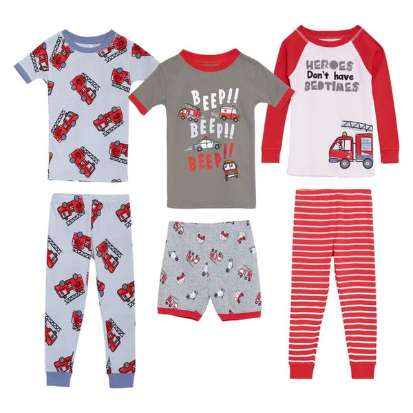 Set x2 Pijama Nene Bomberos