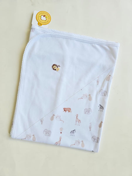 Manta Algodón Pima Blanco León