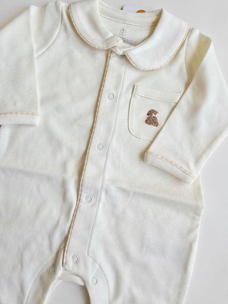Enterito Bebe Pima Crema