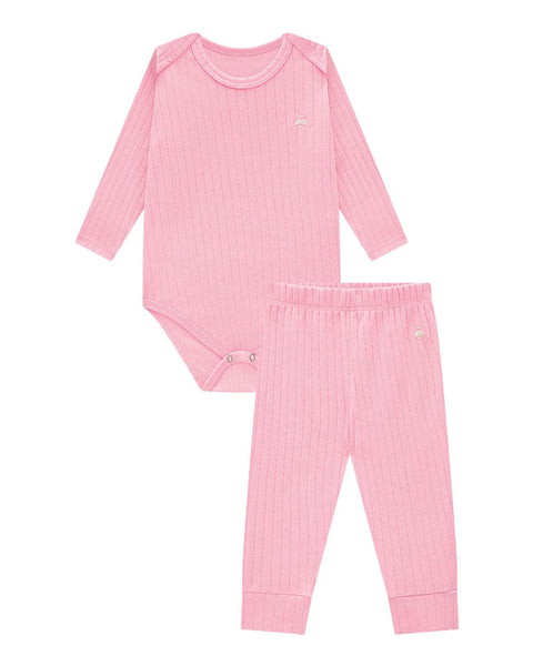 Conjunto Beba Body Rosa
