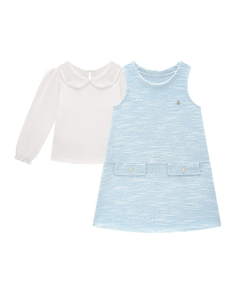 Conjunto Nena Vestido Celeste