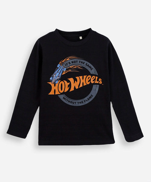 Remera Hotwheels Mangas Largas
