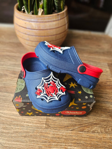 Crocs Telaraña Azul