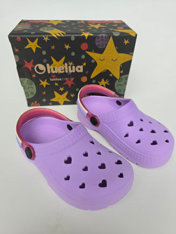 Crocs Lila Corazones