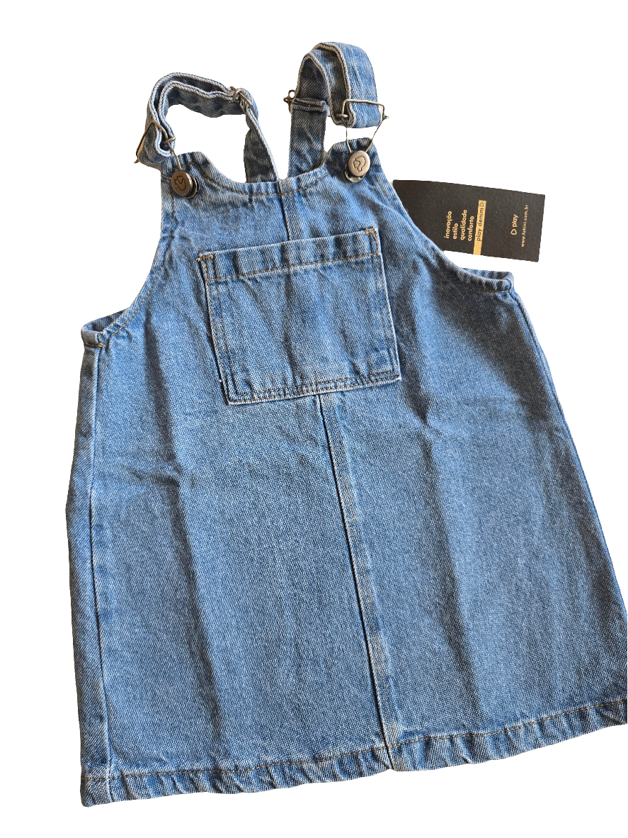 Jardinera pollera Jeans