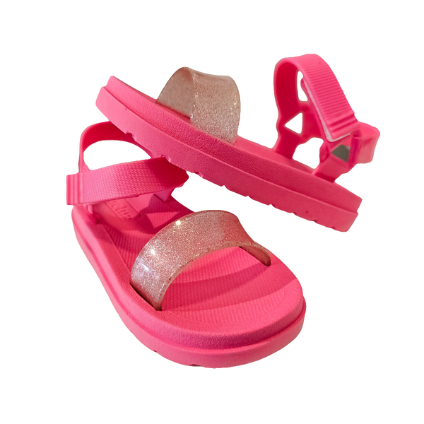 Sandalia Fucsia Brillitos