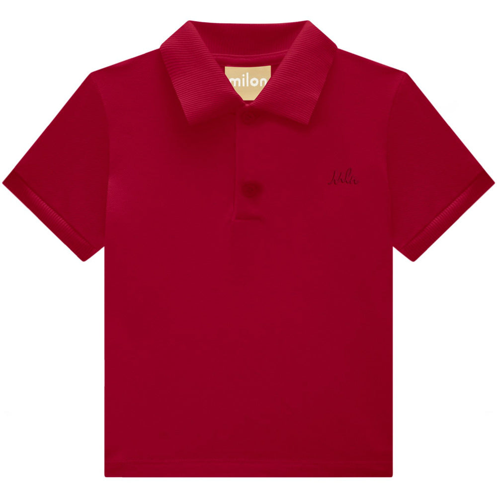 Remera Polo Rojo Milon