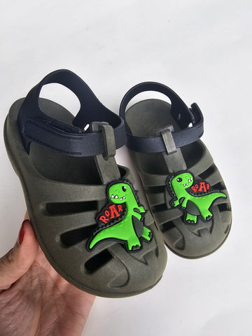 Crocs Dino Verde Militar