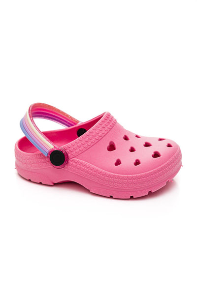 Crocs Rosa Chicle Corazones