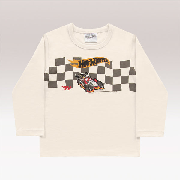 Remera Mangas Largas Hotwheels