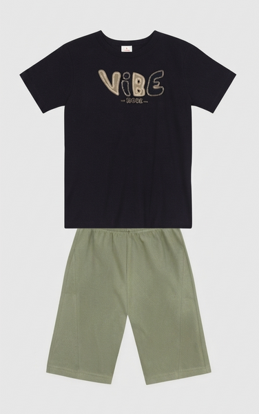Conjunto Vibe Bermuda Verde