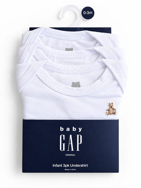 Pack x3 Bodys Blanco