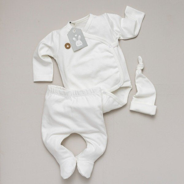 Set 3 Piezas Bebe Verte Reir Blanco