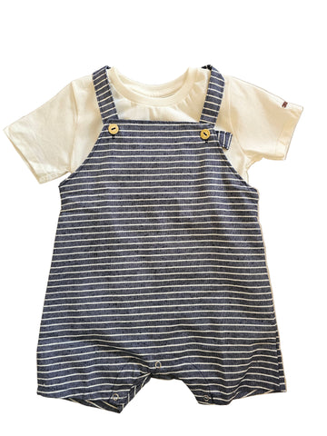 Jardinera Rayas azul