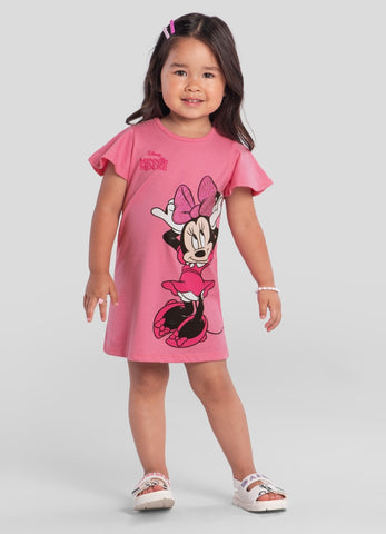 Vestido Minnie Rosa
