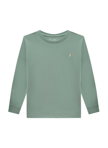 Remera Mangas Largas Verde Claro