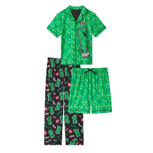Set 3 Piezas Minecraft Pijama