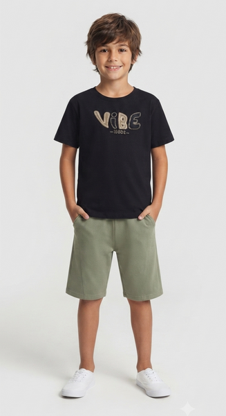 Conjunto Vibe Bermuda Verde