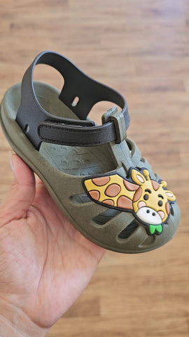 Crocs Jirafa Verde Militar