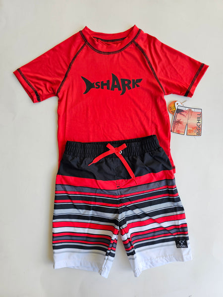 Traje de baño Rojo Con Protección UV