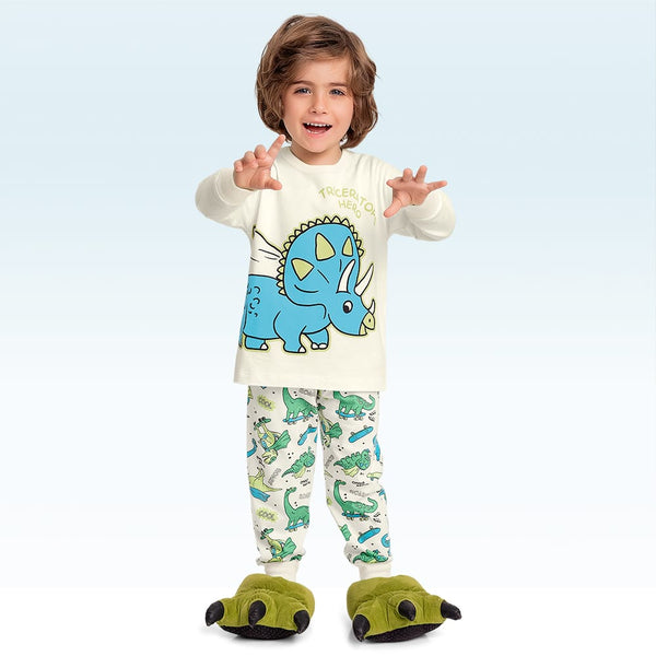 Pijama Dino Brilla en la Oscuridad